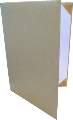 卡其金燦絲證書夾